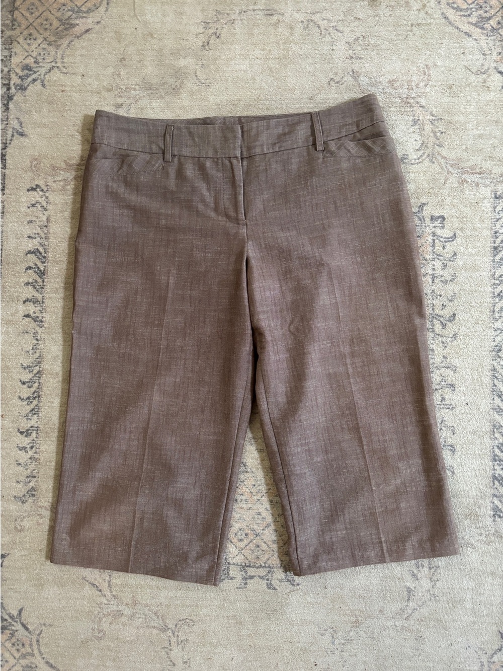 Bwear Brown Tailored Capris